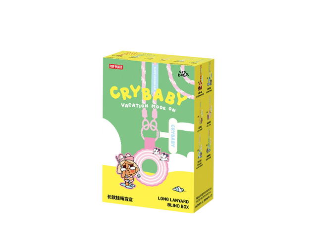 Pop Mart (เช็คการ์ด) Pop Mart Glug-Glug Crybaby Vacation Mode On Series-Long Lanyard Blind Box - view 2