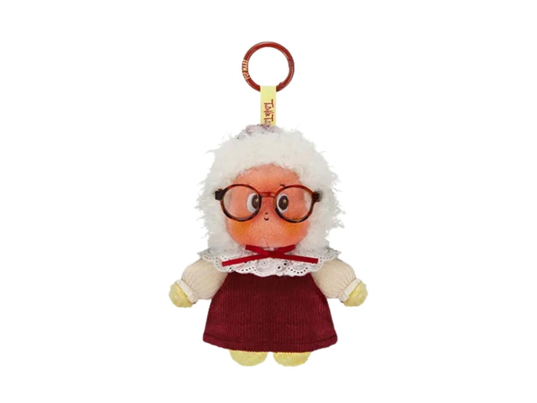 Pop Mart (เช็คการ์ด) Pop Mart Grow Grey Together (Secret Edition A) Twinkle Twinkle Crush On You Series-Plush Pendent Blind Box