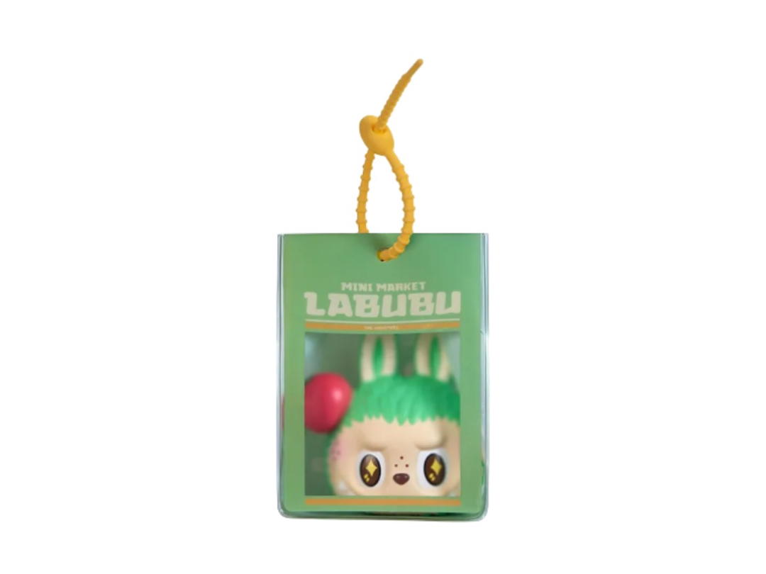 Pop Mart (เช็คการ์ด) Pop Mart Grilled Sausage Labubu The Monsters Wacky Mart Series-Pinch Pendant Blind Box