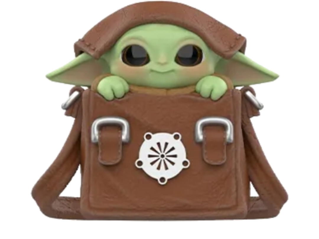 Pop Mart (เช็คการ์ด) Pop Mart Hide and Seek Star Wars Grogu Tiny But Mighty Series Figures