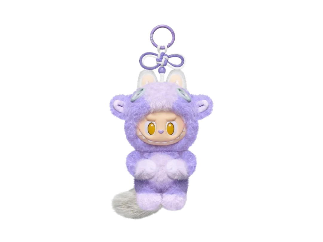 Pop Mart (เช็คการ์ด) Pop Mart Happy Family Have A Good Run Series Plush Pendant Blind Box