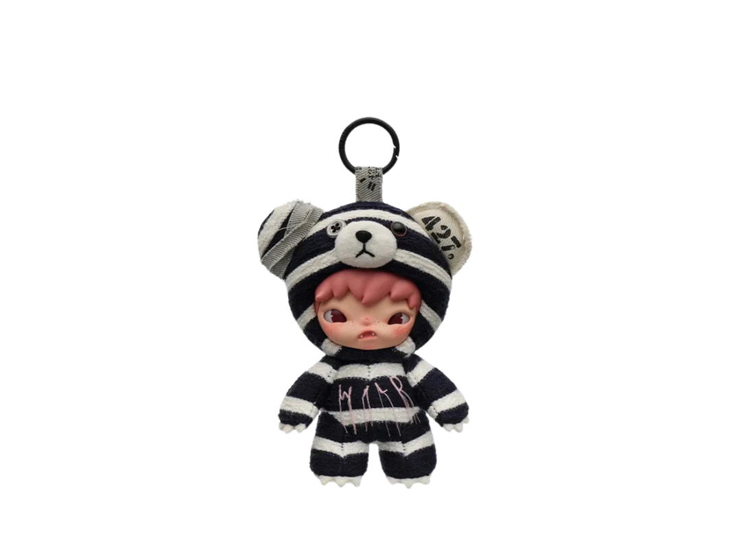 Pop Mart (เช็คการ์ด) Pop Mart Highway Imprint (Secret Edition) Hirono Road Journal Series-Plush Doll Pendant Blind Box
