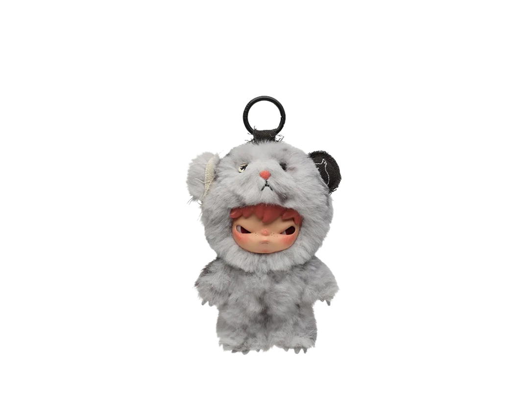 Pop Mart (เช็คการ์ด) Pop Mart Into Fogwild Hirono Road Journal Series-Plush Doll Pendant Blind Box