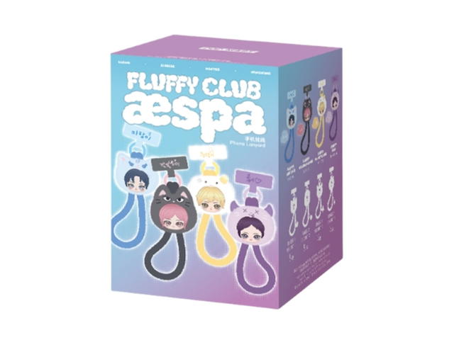 Pop Mart (เช็คการ์ด) Pop Mart Jelly Gelbulnyangi Giselle Ver. (Secret Edition) aespa Fluffy Club Series Phone Lanyard - view 2