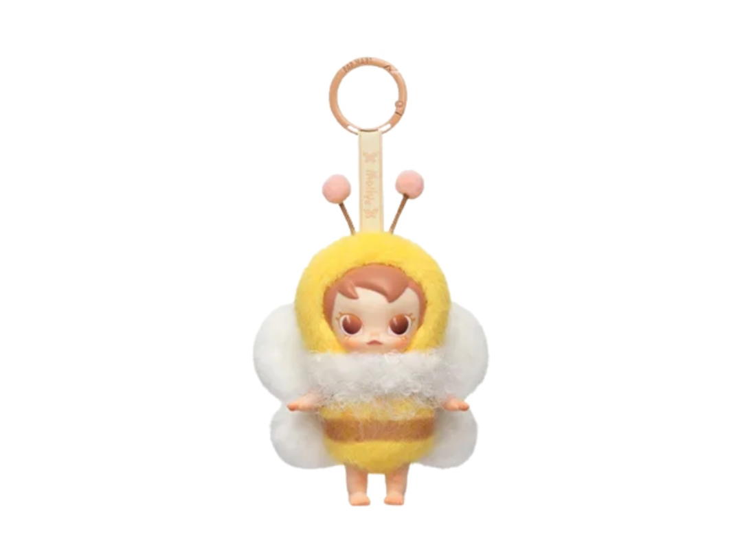 Pop Mart (เช็คการ์ด) Pop Mart Lively Bee Baby Molly Buggy Roam Series - Vinyl Plush Pendant Blind Box