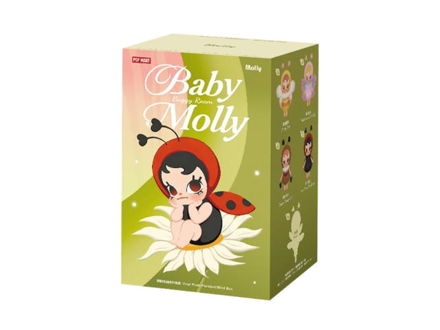 Pop Mart (เช็คการ์ด) Pop Mart Lively Bee Baby Molly Buggy Roam Series - Vinyl Plush Pendant Blind Box - view 2
