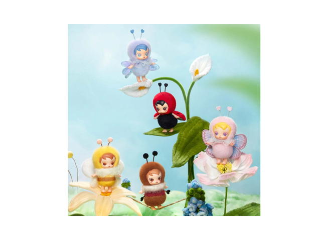 Pop Mart (เช็คการ์ด) Pop Mart Lively Bee Baby Molly Buggy Roam Series - Vinyl Plush Pendant Blind Box - view 3