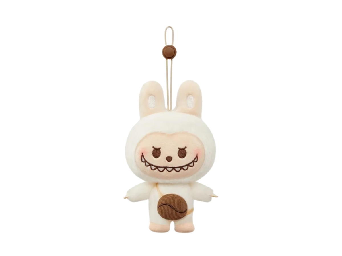 Pop Mart (เช็คการ์ด) Pop Mart Labubu Coffee Bean Grinder Pop Bean Coffee Factory Series-Plush Pendant