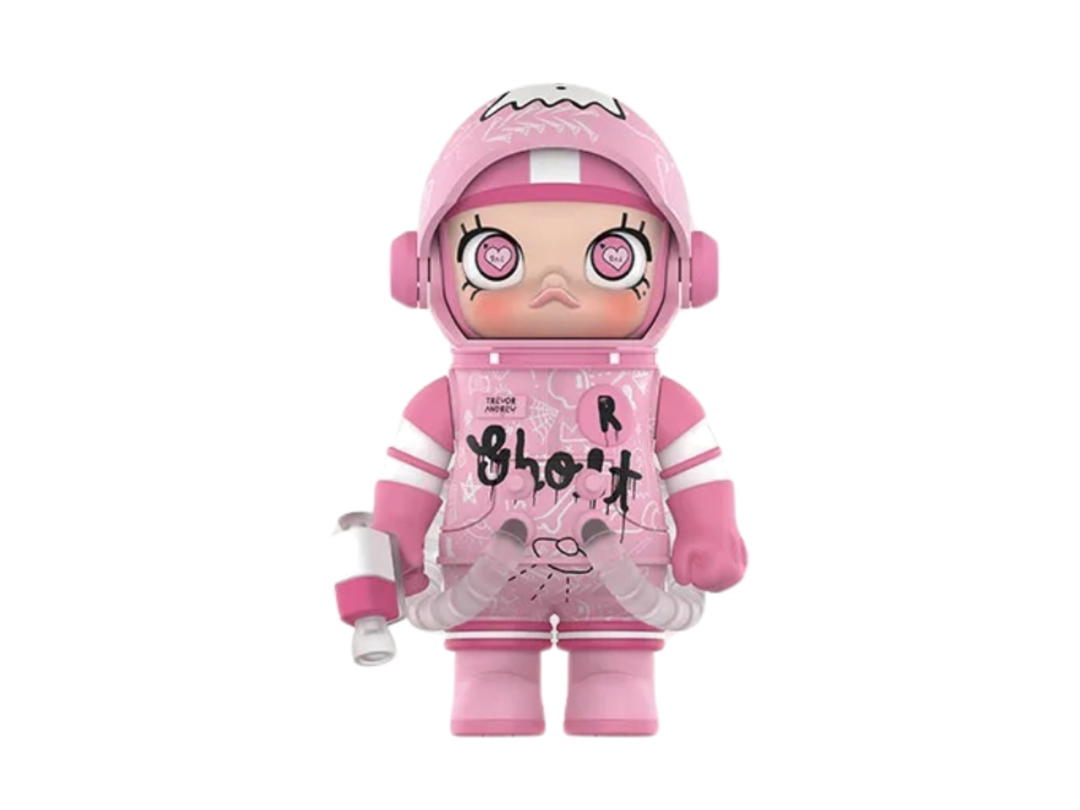 Pop Mart (เช็คการ์ด) Pop Mart Trevor Andrew (Basic) Mega Space Molly 100% Series4