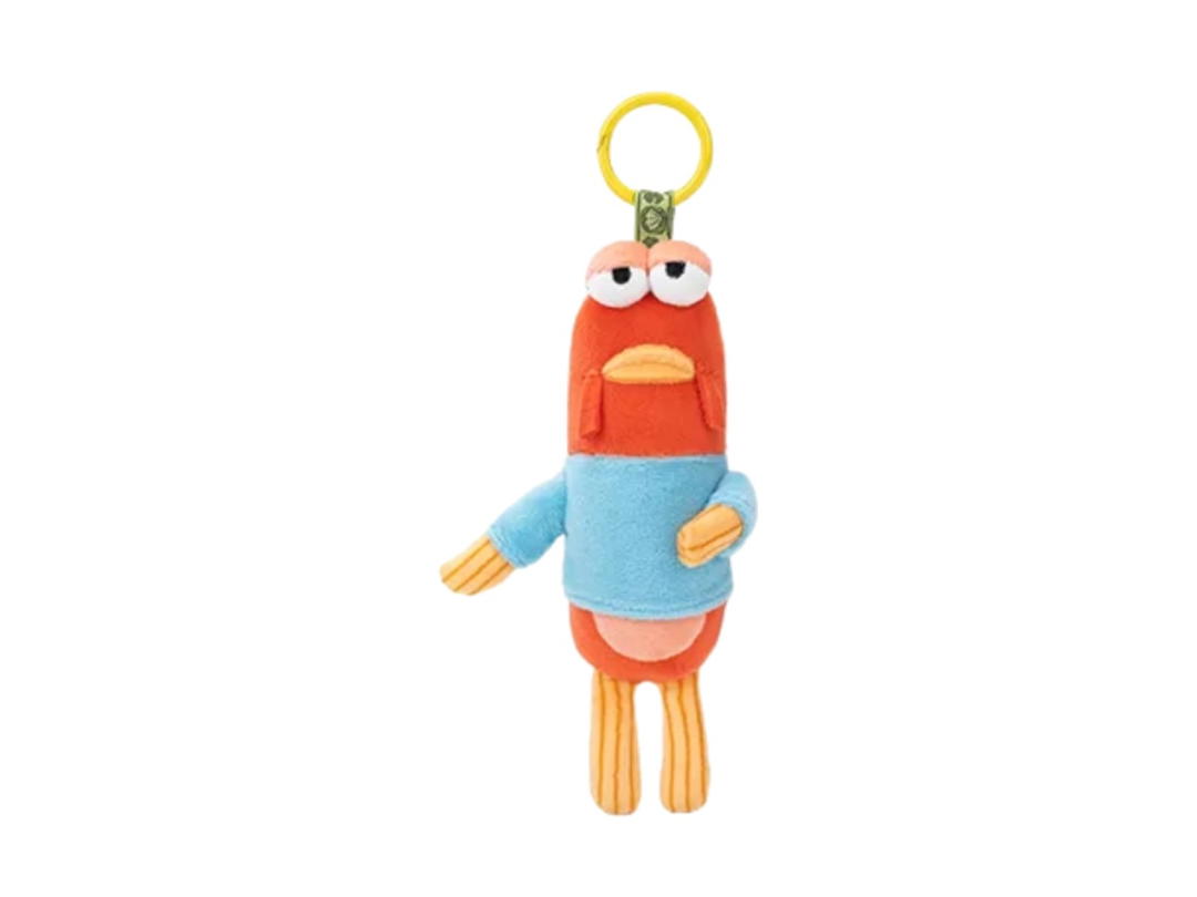 Pop Mart (เช็คการ์ด) Pop Mart Limp Fish Bikini Bottom Buddies - Whimsical Plush Multicolor