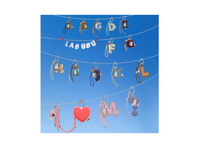 Pop Mart (เช็คการ์ด) Pop Mart Labubu Heart (Secret Edition) The Monsters Pin For Love Series- Letter Pendant Blind Box (A-M) - view 3