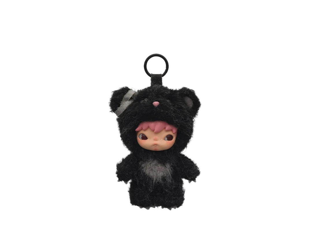 Pop Mart (เช็คการ์ด) Pop Mart Lost In The Night Hirono Road Journal Series-Plush Doll Pendant Blind Box