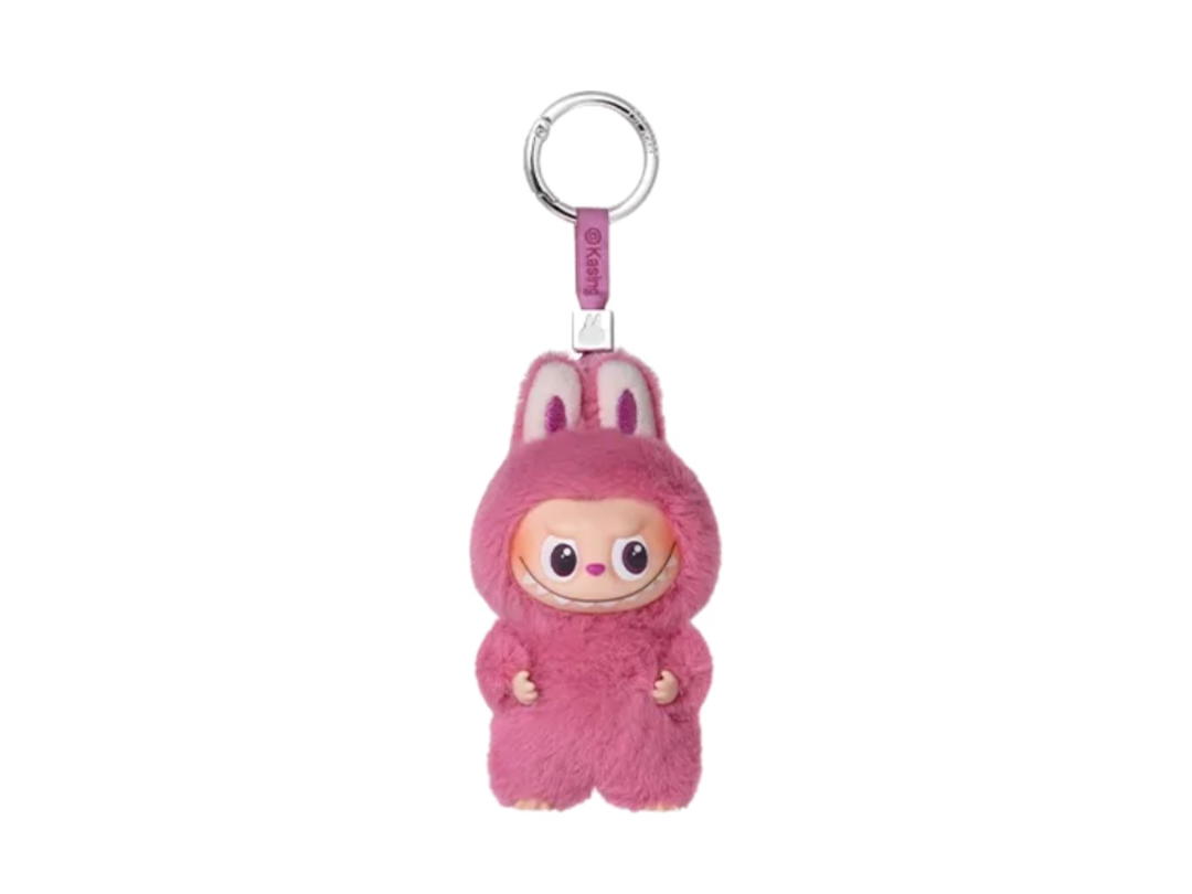 Pop Mart (เช็คการ์ด) Pop Mart Labubu Q The Monsters Pin For Love Series-Vinyl Plush Pendant Blind Box (N-Z)
