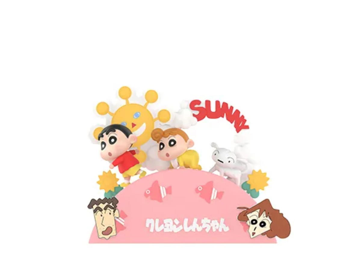 Pop Mart (เช็คการ์ด) Pop Mart Let's Go Out! (Secret Edition) Crayon Shin-chan Inner-Child Theatre Series Figures