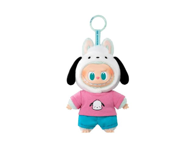 Pop Mart (เช็คการ์ด) Pop Mart Labubu The Monsters X Sanrio - Pochacco The Monsters X Hello Kitty And Friends Series-vinyl Plush Pendant Blind Box - view 1