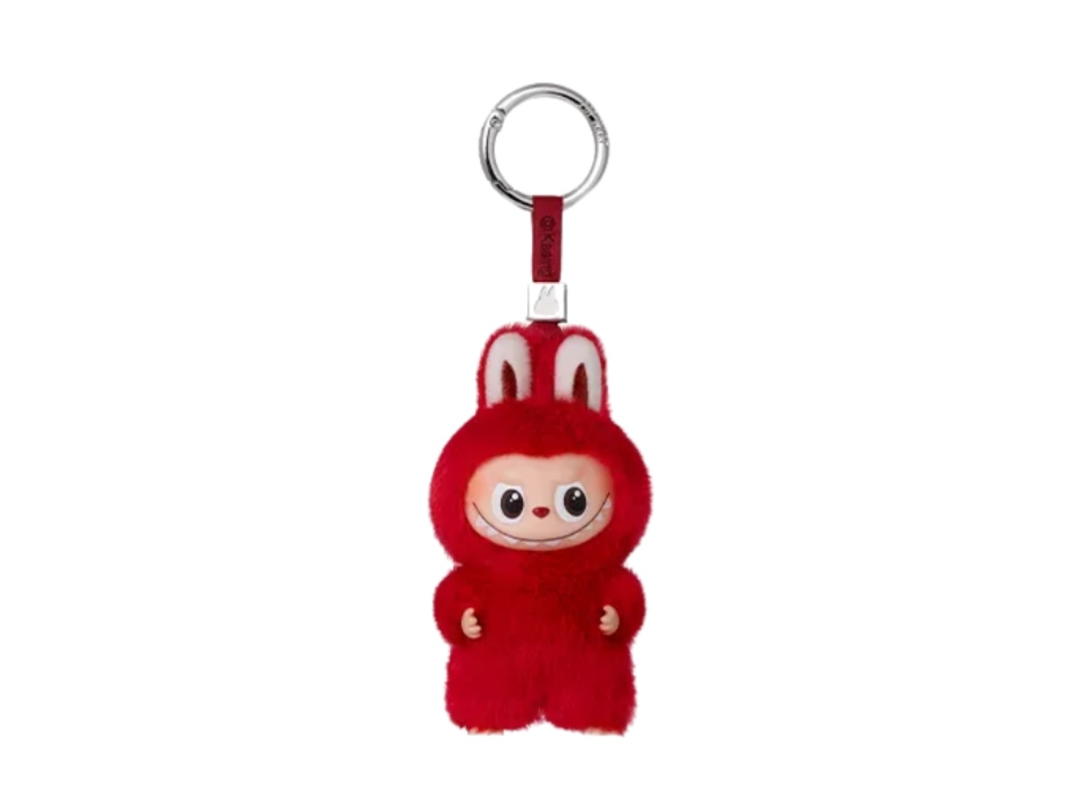 Pop Mart (เช็คการ์ด) Pop Mart Labubu X The Monsters Pin For Love Series-Vinyl Plush Pendant Blind Box (N-Z)