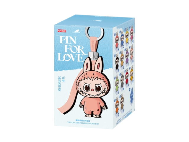 Pop Mart (เช็คการ์ด) Pop Mart Labubu Y The Monsters Pin For Love Series-Vinyl Plush Pendant Blind Box (N-Z) - view 2