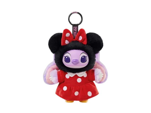 Pop Mart (เช็คการ์ด) Pop Mart Minnie Angel (Secret Edition) Stitch Adventure Series Vinyl Plush Pendant - view 1