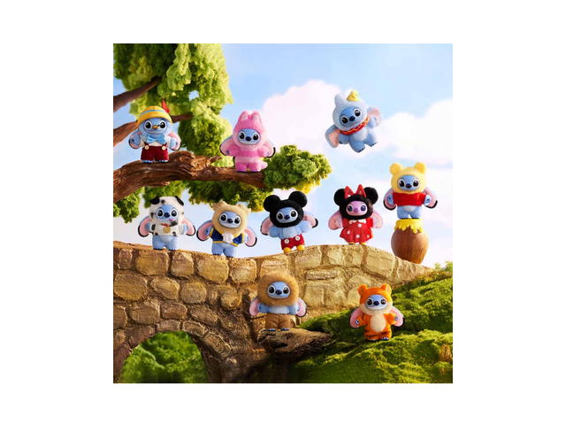 Pop Mart (เช็คการ์ด) Pop Mart Minnie Angel (Secret Edition) Stitch Adventure Series Vinyl Plush Pendant - view 3