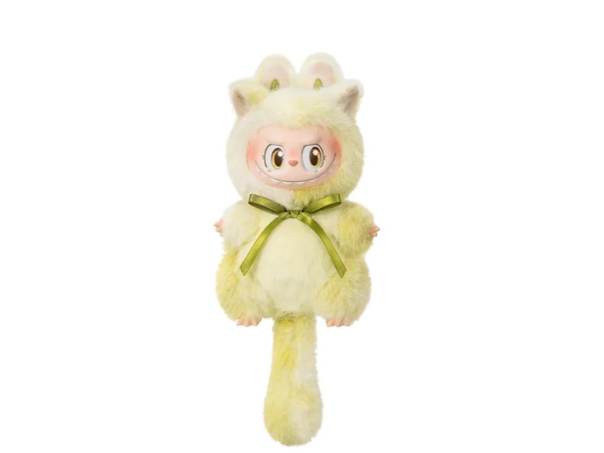 Pop Mart (เช็คการ์ด) Pop Mart Matcha Kitty The Monsters Cat Mode On Series - Vinyl Plush Pendant Blind Box