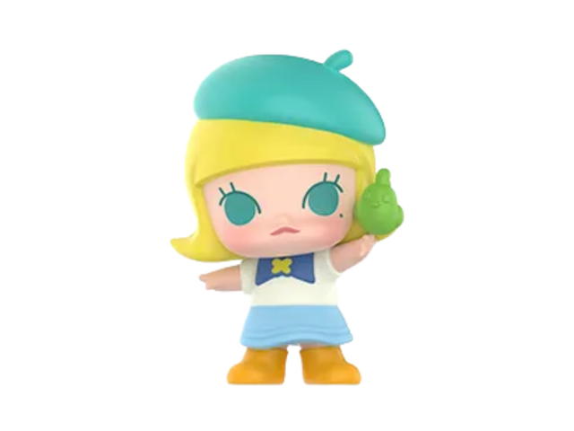 Pop Mart (เช็คการ์ด) Pop Mart Molly Let's Go Outing Pop Bean Going Outing With Me Series Multicolor - view 1