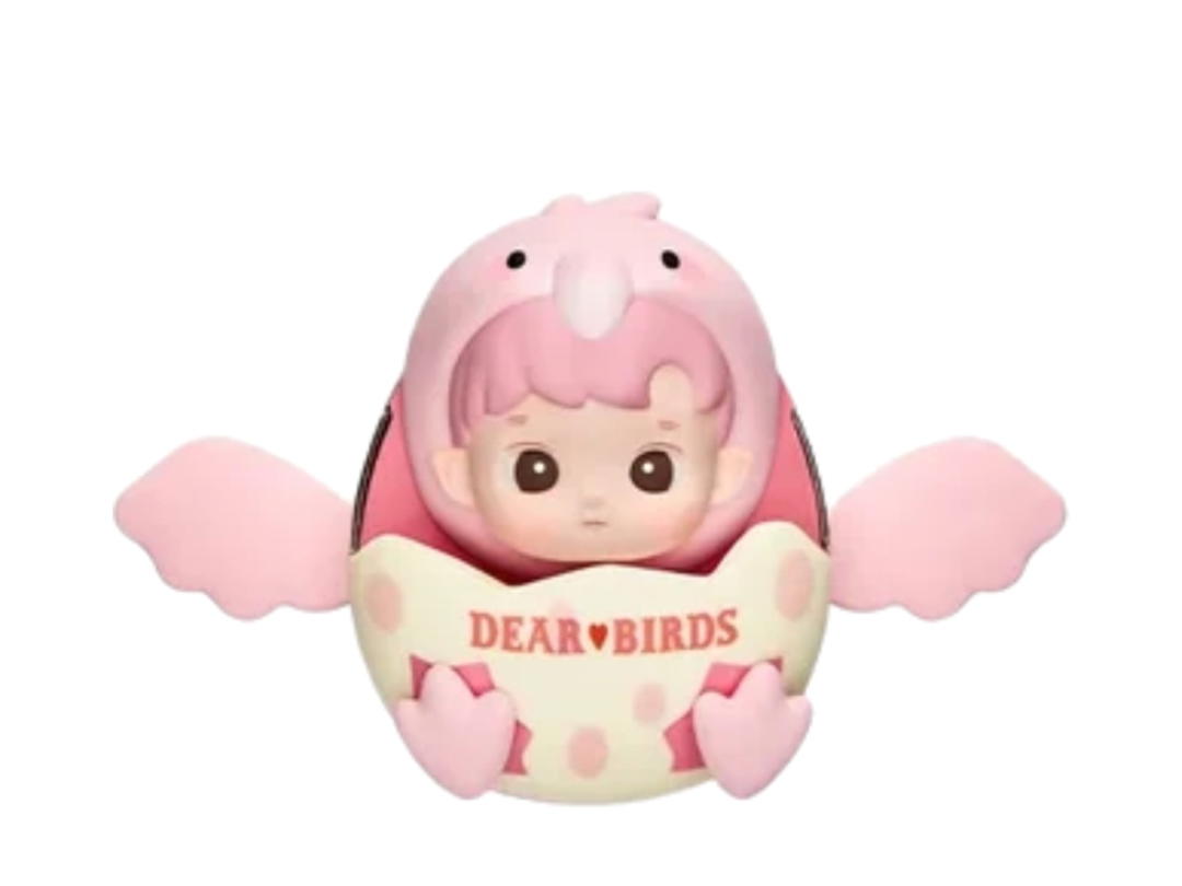 Pop Mart (เช็คการ์ด) Pop Mart Make Me Blush Dear Birds Series Car Fragrance Blind Box