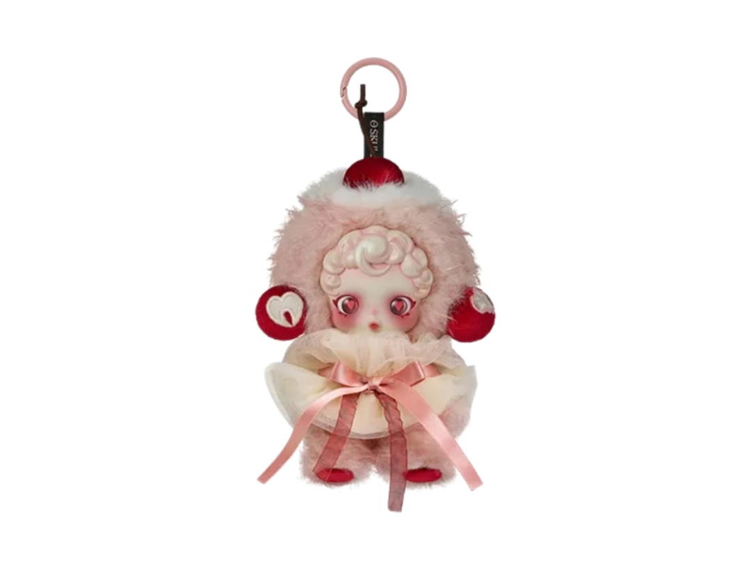 Pop Mart (เช็คการ์ด) Pop Mart Moldy Muffin Skullpanda You Found Me! Series Plush Doll Pendant
