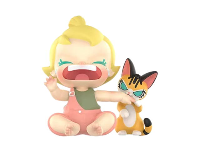 Pop Mart (เช็คการ์ด) Pop Mart Marks Of Friendship Milk Lover (Baby Molly & Baby Tabby Series Fridge Magnet Blind Box) Multicolor - view 1