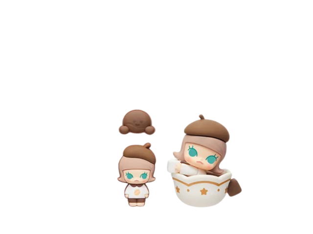 Pop Mart (เช็คการ์ด) Pop Mart Molly Pop Bean Coffee Factory Series-Decoration Charm - view 1