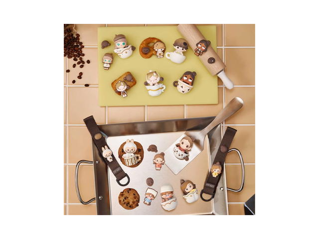 Pop Mart (เช็คการ์ด) Pop Mart Molly Pop Bean Coffee Factory Series-Decoration Charm - view 3