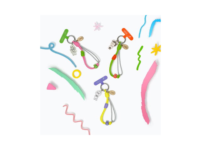 Pop Mart (เช็คการ์ด) Pop Mart Mokoko The Monsters 10th Anniversary Series-Phone Charm - view 3