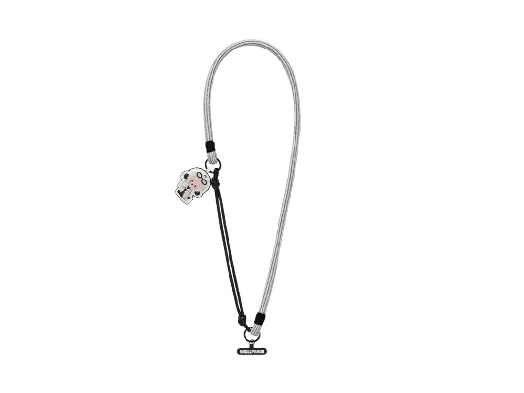 Pop Mart (เช็คการ์ด) Pop Mart No Adulting SKULLPANDA Off Mode Series Phone Lanyard