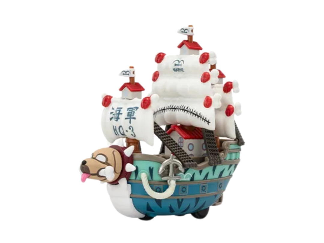 Pop Mart (เช็คการ์ด) Pop Mart Navy HQ3 One Piece - The Grand Line Series Vehicles