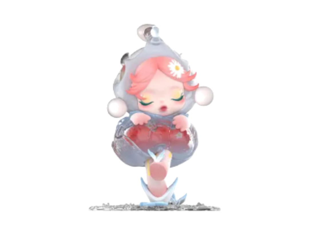 Pop Mart (เช็คการ์ด) Pop Mart Navigating In Dew (Hand In Hand Series Figures)