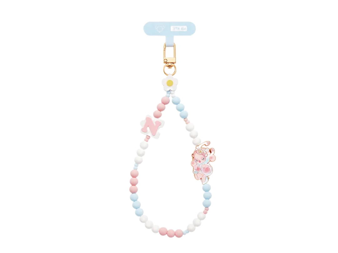 Pop Mart (เช็คการ์ด) Pop Mart Navigating In Dew Hand In Hand Series-Phone Charm Blind Box Multicolor
