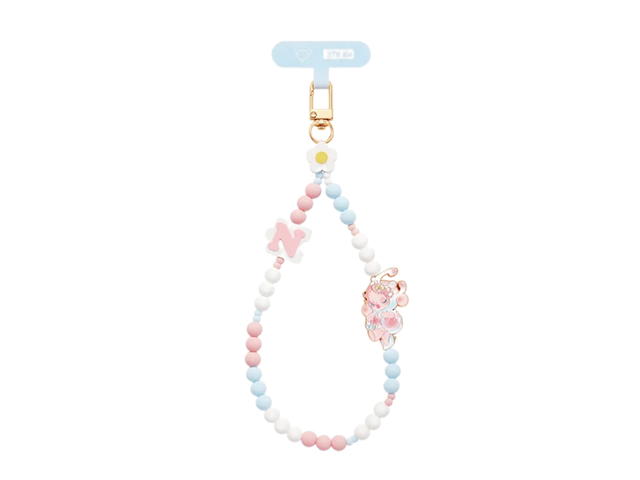 Pop Mart (เช็คการ์ด) Pop Mart Navigating In Dew Hand In Hand Series-Phone Charm Blind Box Multicolor - view 1