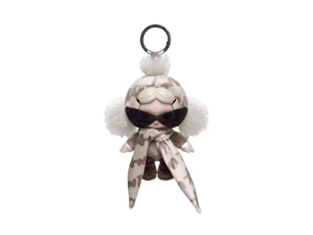 Pop Mart (เช็คการ์ด) Pop Mart Not Now Skullpanda Off Mode Series Plush Doll Pendant