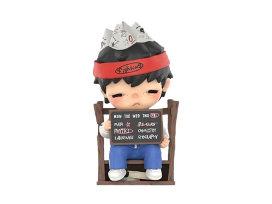 Pop Mart (เช็คการ์ด) Pop Mart Overload Hirono Tamed Wildgrass Series Figures