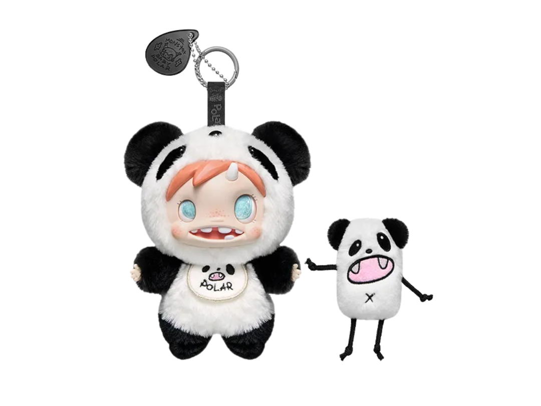 Pop Mart (เช็คการ์ด) Pop Mart Pooda Pooda (Secret Edition-A) Polar-Monster Baby Collection Series Plush Pendant Ver.1