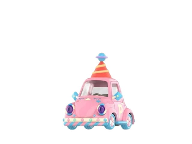 Pop Mart (เช็คการ์ด) Pop Mart Pucky - Popcar Happy Weekend Series Blind Box - view 1