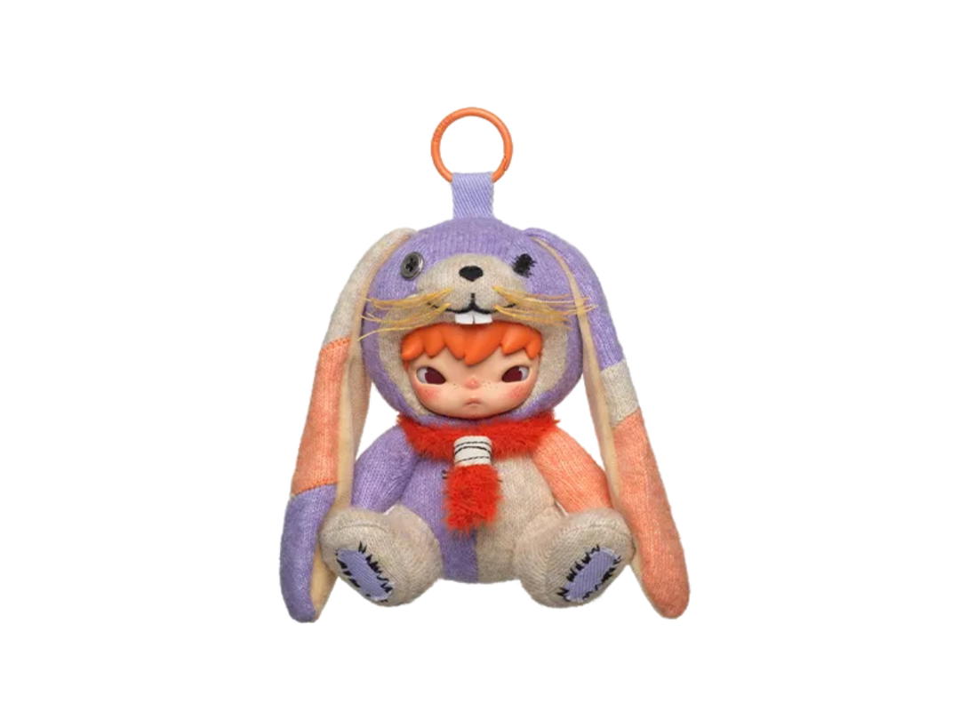 Pop Mart (เช็คการ์ด) Pop Mart Runaway Hirono After Dark Series Plush Doll Pendant
