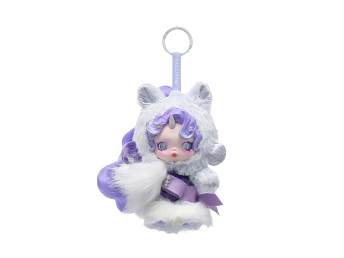 Pop Mart (เช็คการ์ด) Pop Mart Rarity Skullpanda × My Little Pony Series Plush Doll Pendant