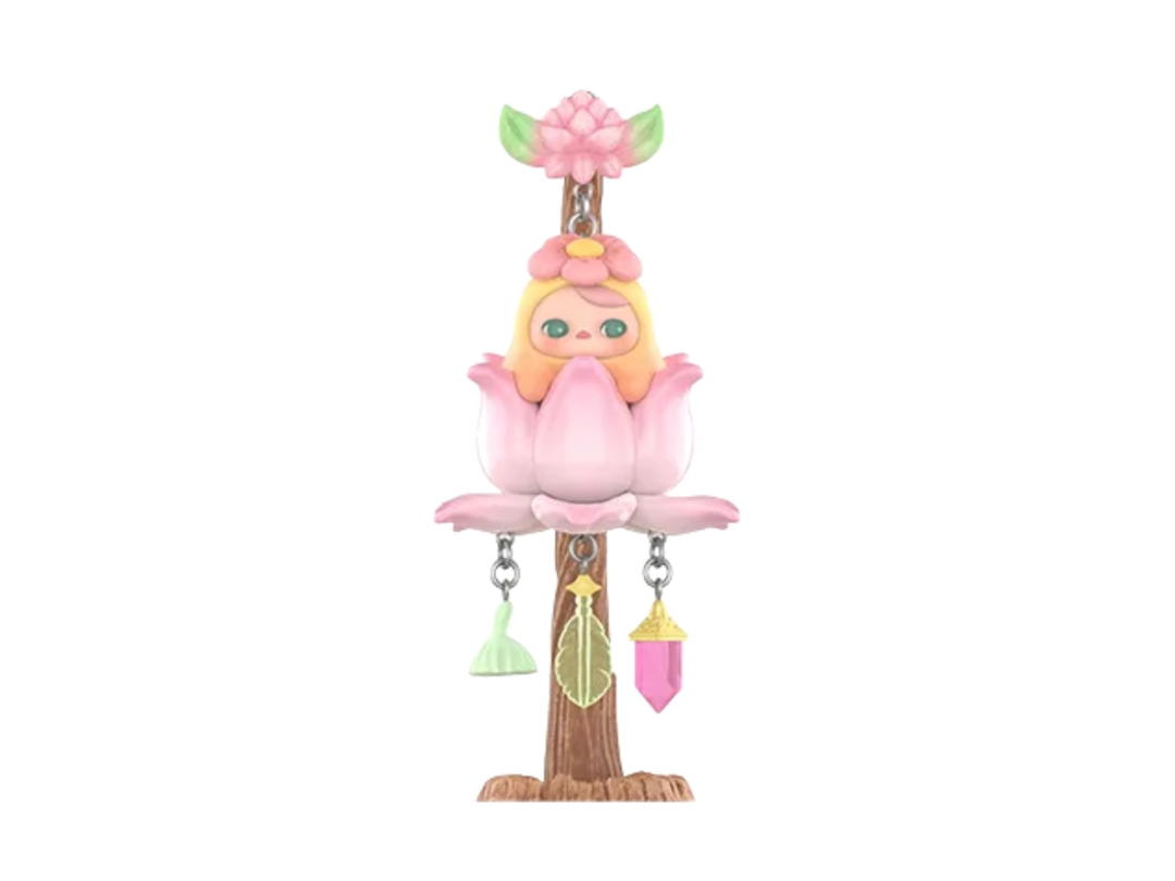 Pop Mart (เช็คการ์ด) Pop Mart Rebirth of the Lotus Pucky Dreamy Wishes Series Figures