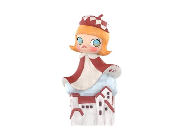 Pop Mart (เช็คการ์ด) Pop Mart Red Roofed Cottage Molly Scenery Along The Way 20th Anniversary Series Figures - view 1