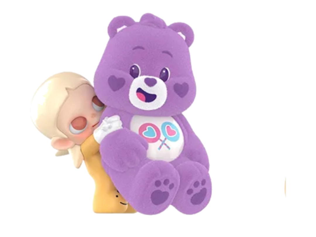 Pop Mart (เช็คการ์ด) Pop Mart Share Bear Zsiga × Care Bears Series Figures