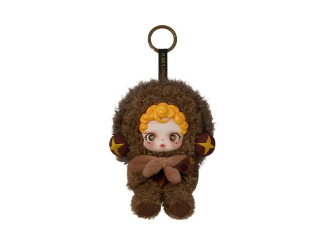 Pop Mart (เช็คการ์ด) Pop Mart Sneaky Chestnut Skullpanda You Found Me! Series Plush Doll Pendant - view 1