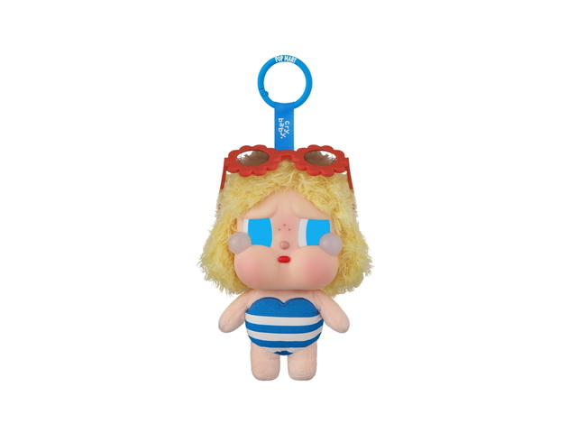 Pop Mart (เช็คการ์ด) Pop Mart Sunbathing Crybaby Vacation Mode On Series-Vinyl Plush Pendant Blind Box - view 1
