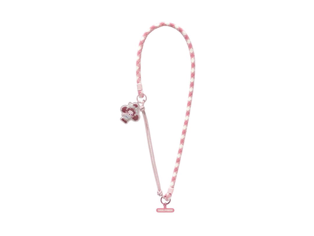 Pop Mart (เช็คการ์ด) Pop Mart Stay In SKULLPANDA Off Mode Series Phone Lanyard