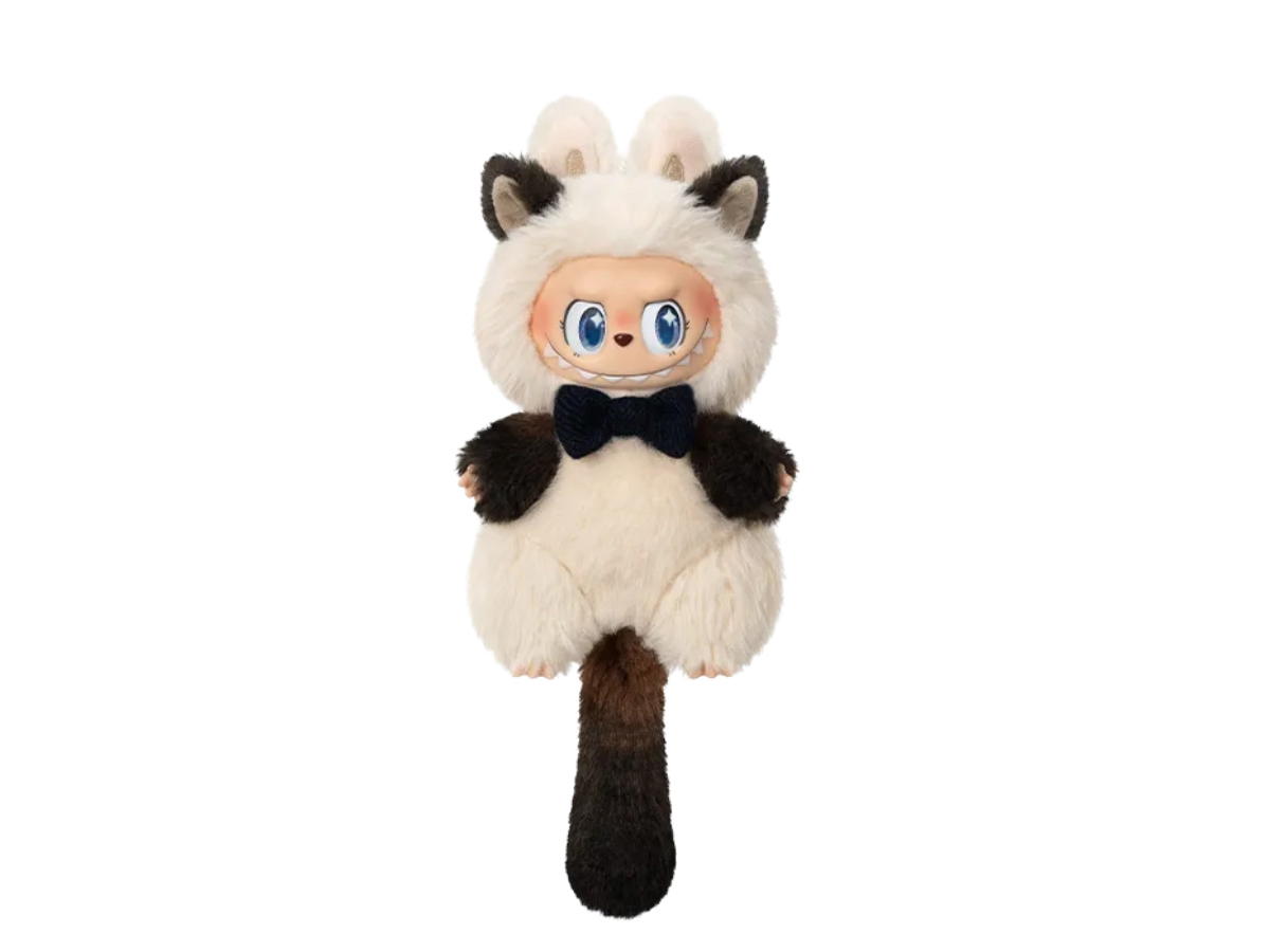 Pop Mart (เช็คการ์ด) Pop Mart Siamese Kitty The Monsters Cat Mode On Series - Vinyl Plush Pendant Blind Box