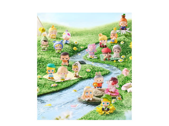 Pop Mart (เช็คการ์ด) Pop Mart Skullpanda Like A Flower (Secret Edition) Pop Bean Going Outing With Me Series Multicolor - view 3